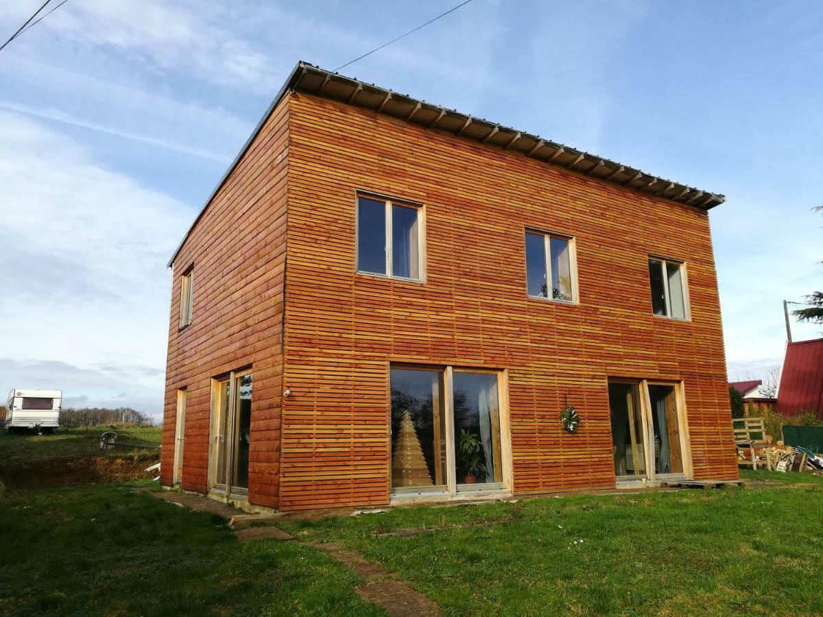 Maison Ecologique En Paille La Chapelle-Enchérie Exteriér fotografie